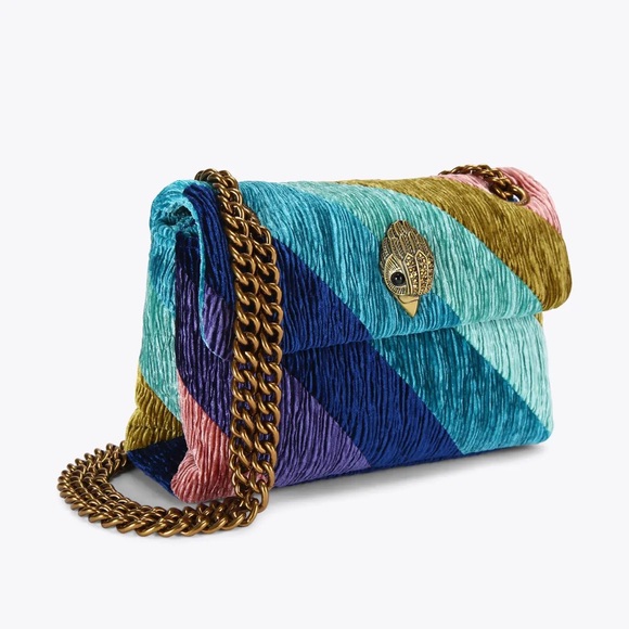 New - Kurt Geiger MINI VELVET KENSINGTON BAG - Picture 12 of 16